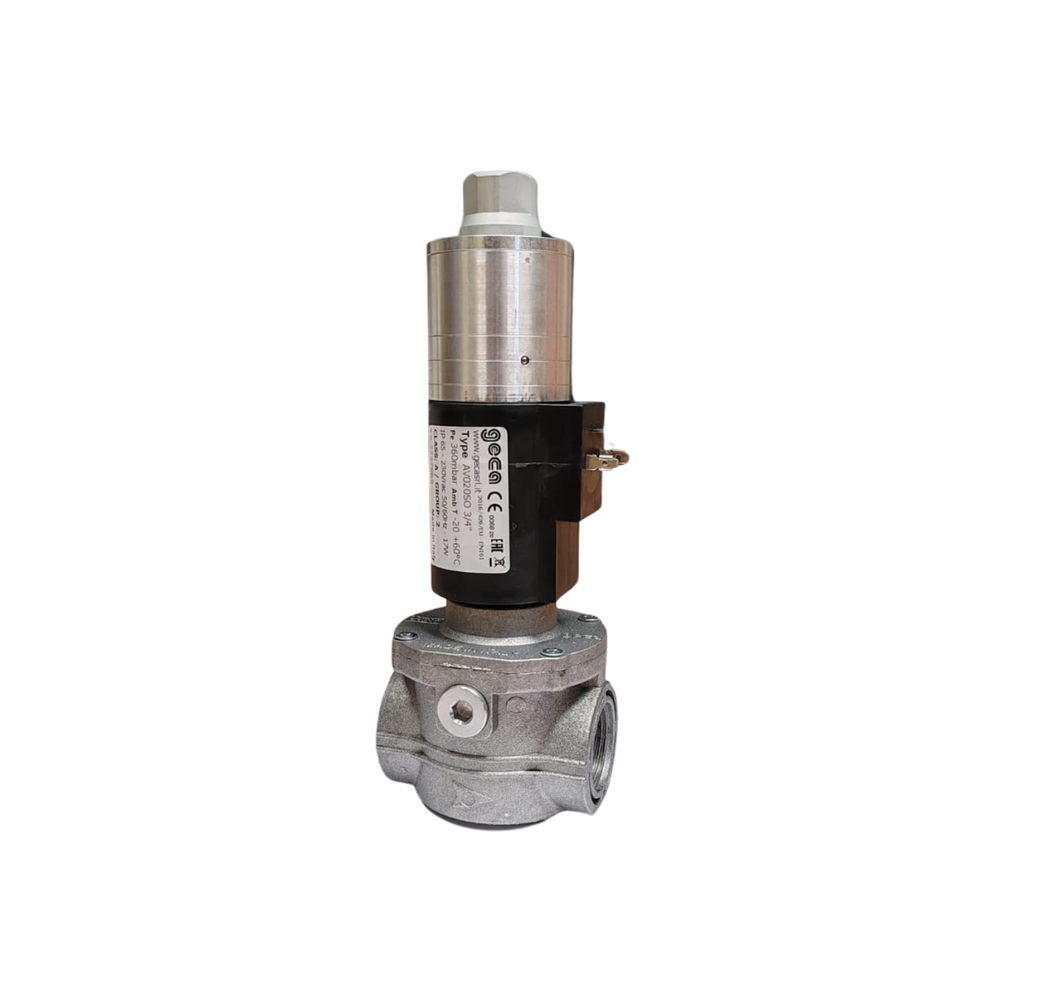 Válvula Solenoide Automática N.C. con Bobina, E-S 1/2"HNPT, 5PSI, Activado lento